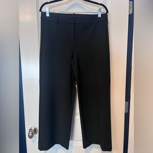 J Crew Cropped Black Dress Suit Pants. Size 10. Worn once!